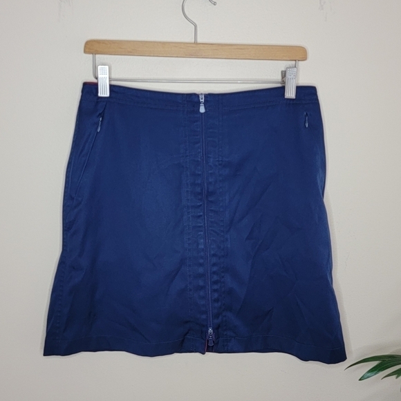 Tail Pants - Tail | Navy Blue Zipper Front Golf Skort Size 8